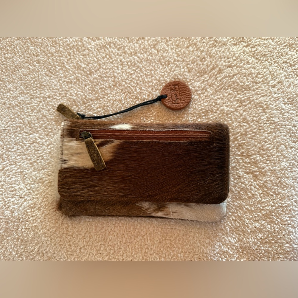 Cowhide Myra Bag Bifold Wallet